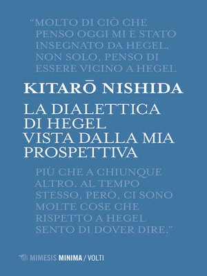 cover image of La dialettica di Hegel vista dal mio punto di vista